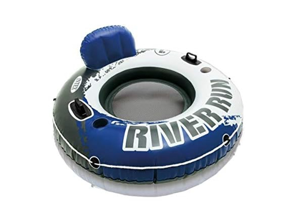 🔥INTEX 58825EP River Run 1 Inflatable Floating Lounge Float Blue BNWT🔥